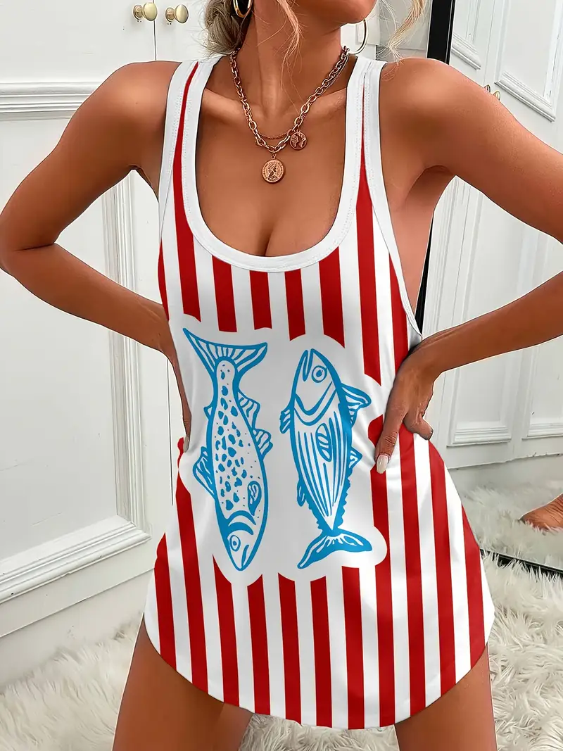 blue fish dress vintage BLUE FISH VINTAGE WOMEN'S CLOTHING DRESS GRAY / LIGHT BLACK SHORT SLEEVE