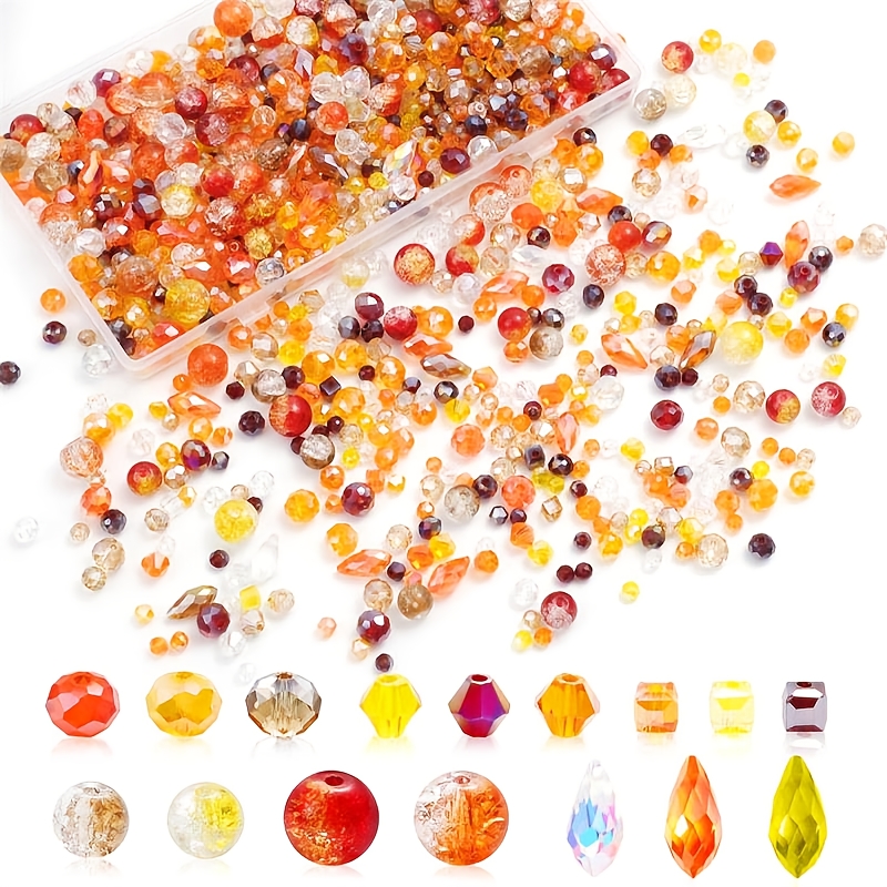 1200pcs Colorful Beads Set for Bracelet Jewelry Making
