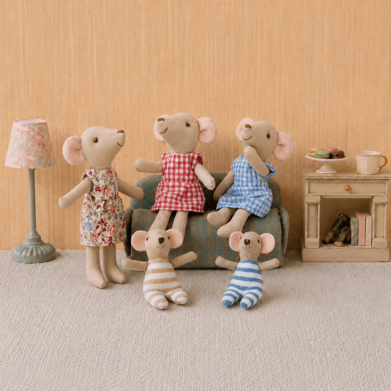 Danish Nordic Style Cute Mini Mouse Set