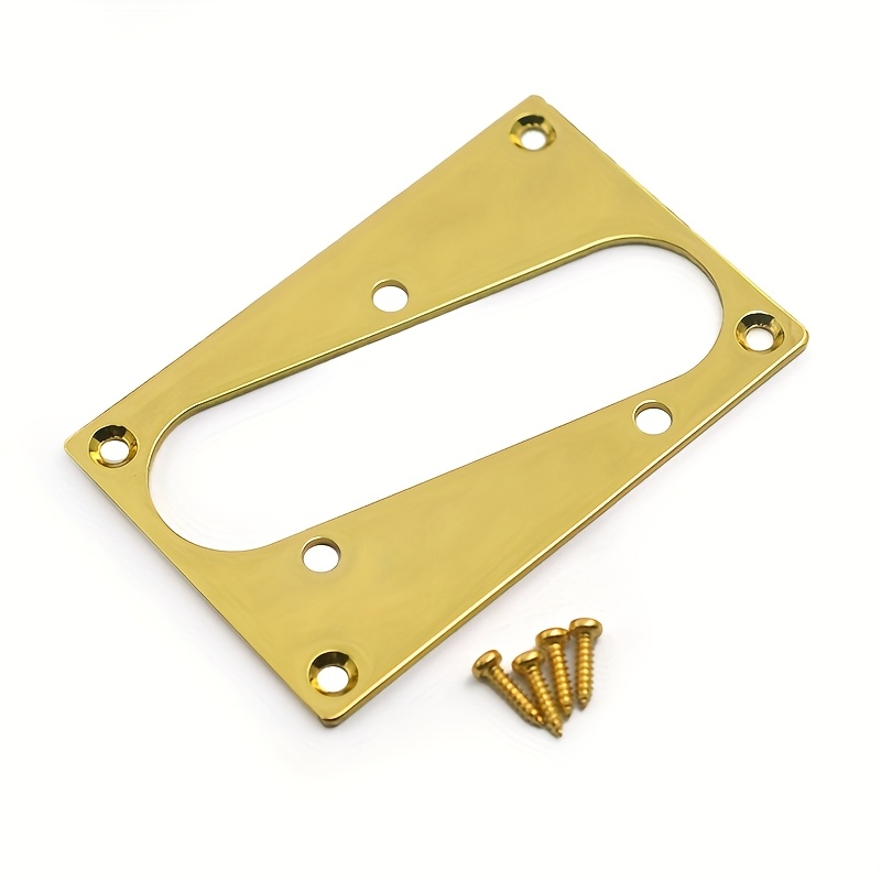 [Short Guitar Bridge with Cutaway] Pickup For TL Guitar With Short Guitar Bridge, Separate Border, Outer Dimensions (77X50mm) Inner Dimensions (73.5x21.5mm), Double-loaded Guitar Bridge, With Cutaway Side Panel And Compensated Brass Saddle