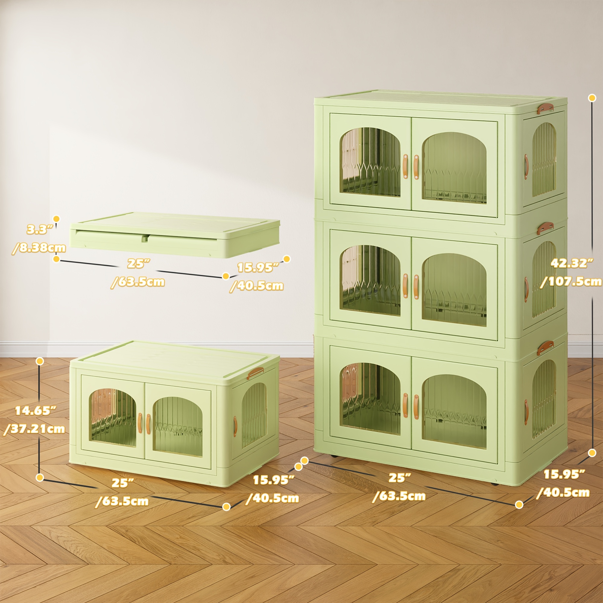 TEMU 32.4gal/75gal Storage Bins With Lids Large Stackable Storage Bins With Wheels And Door, Storage Containers Box For Closet Organizers, Plastic