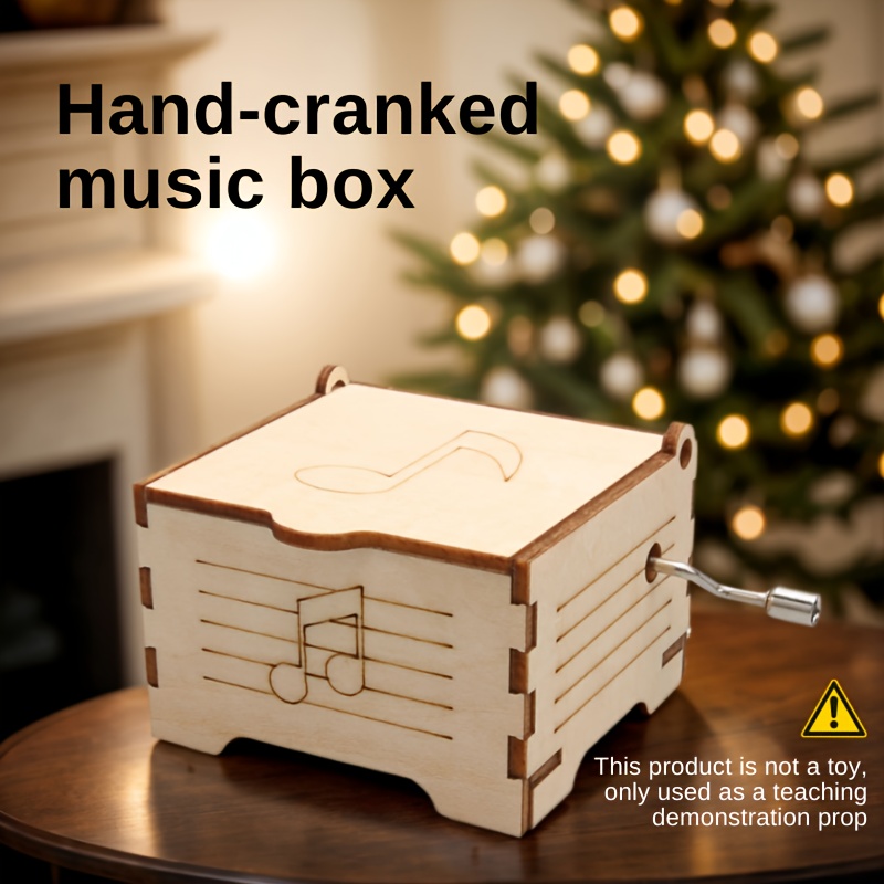 Image of A Set Of Wooden Music Box Model | Materials For Scientific Experiments, A Kit For Assembling A Wooden Music Box, Used As Teaching Materials To The Of Through Vibrations