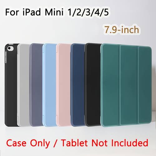 protective case designed for ipad mini through 5 featuring a magnetic flip and a trifold stand made from soft
