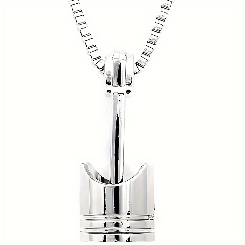 TEMU 1pc Motorcycle Pendant With 50cm/19.69inch Stainless Steel Necklace