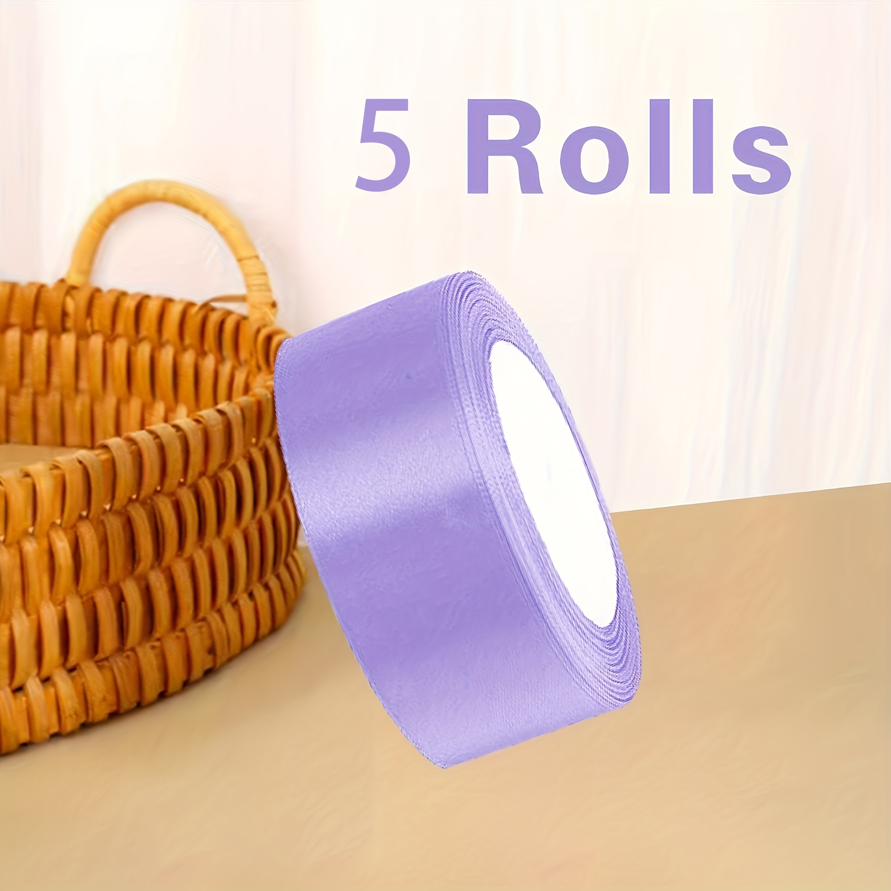 

5 Rolls, 1.57- , Purple Set, For Decor, Wrapping, Halloween, Christmas Presents, Bows & , Diy Beading, Jewelry Display & Packaging , Crafts & Sewing Accessories