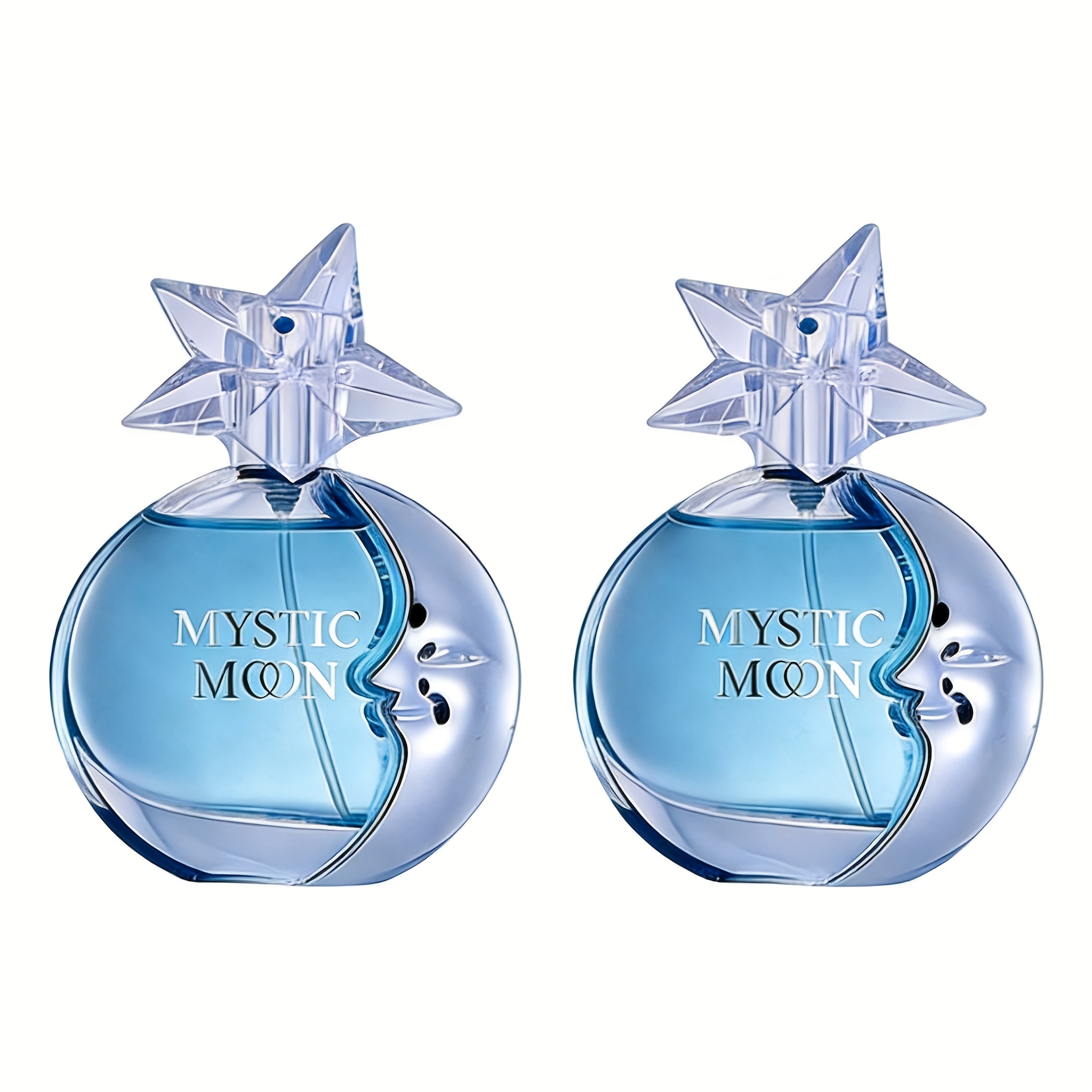 Image of 2pcs Moon Women's Perfume Set | Notes With Notes, Long-lasting Fragrance. Ideal For Personal Use Or As A Versatile Gift For Christmas, Valentine's Day, New Year And Other Festivals.