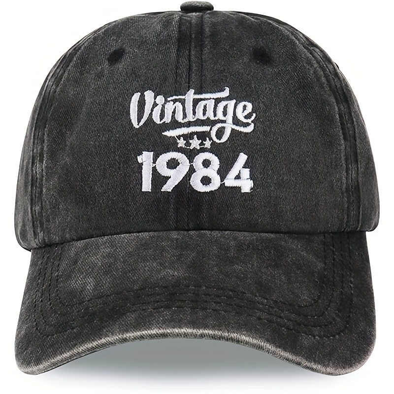 

1pc 40th Birthday Baseball Cap For Men, Unique 40th Birthday Gifts For Friends, Brother, Dad, Son, 1984 Birthday Gifts Ideas