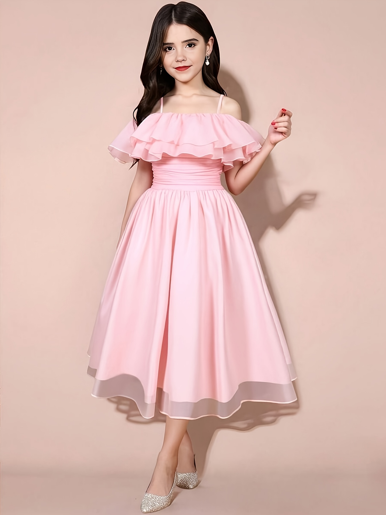 cute pink dresses Cute Pink A Line Short Prom Dress, Pink Evening Dress US 8 / Pink main image 1