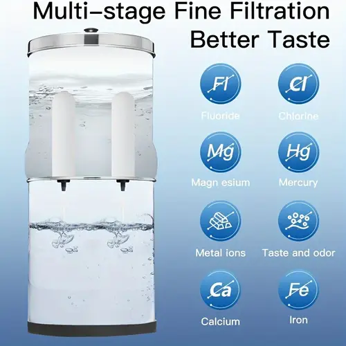 7 inch ceramic filter replaceable filter gravity water filtration system household water bucket water cooler filtration system 2pcs per pack