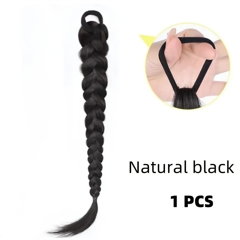 E-shop 20-Zoll/Einzelpackung Matte Hochtemperatur Protein Haarstrang Elegantes geflochtenes Haar Geeignet für alle Hauttöne Tägliches