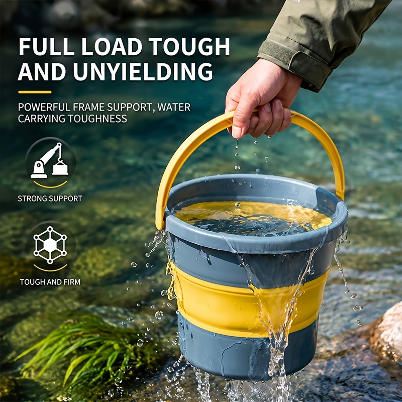Foldable Portable Water Bucket for Camping & Travel