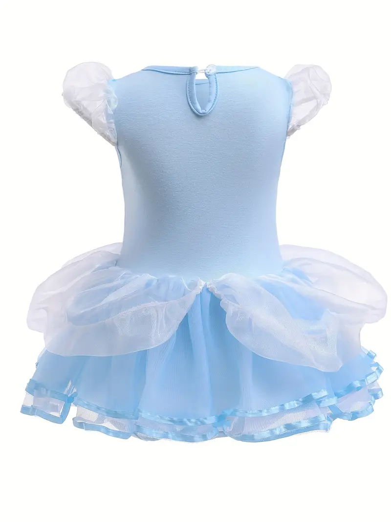 light blue baby girl fairy dust tutu dress puffed sleeves - Temu light blue baby girl fairy dust tutu dress puffed sleeves - Temu