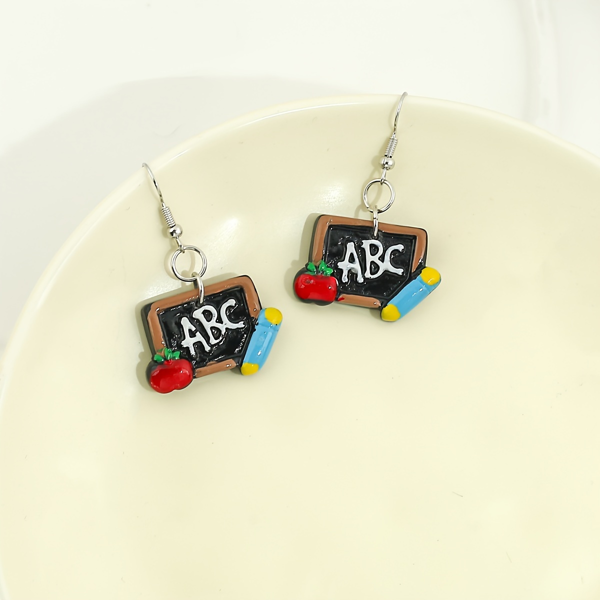 Cute Blackboard Design Drop Earrings