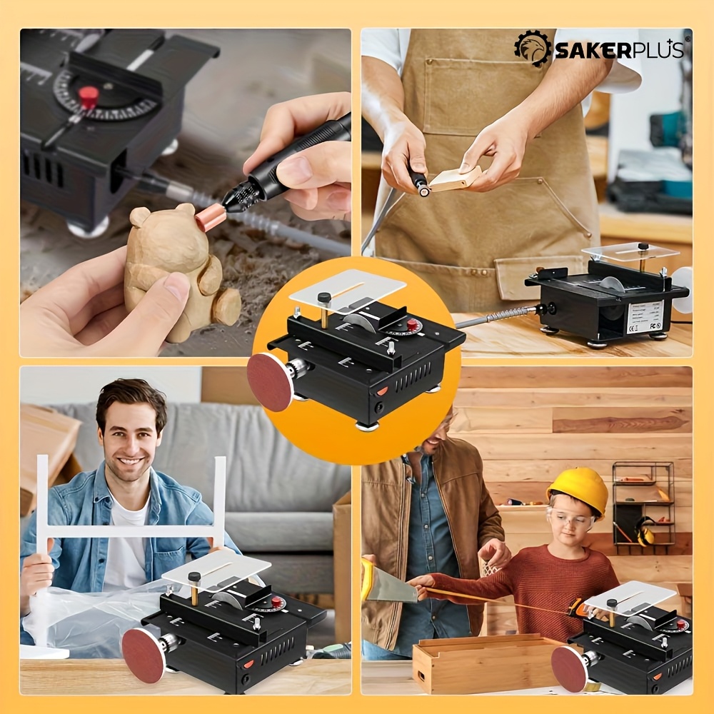 Mini Table Saw Multifunctional Portable Precision | Ubuy
