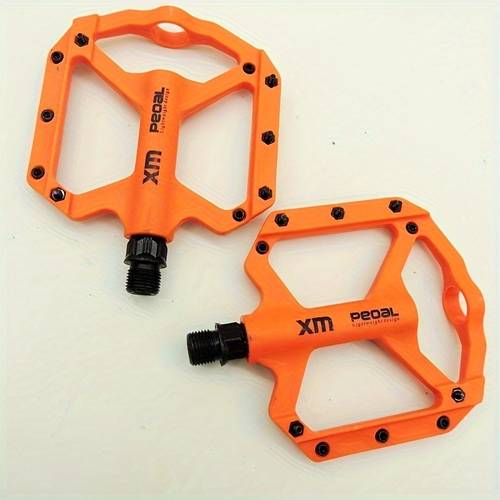 mtb mountain bike pedals ultralight nylon composite non slip wide 16 bearings durable dual sealed bearings for road leisure bmx and stationary bikes