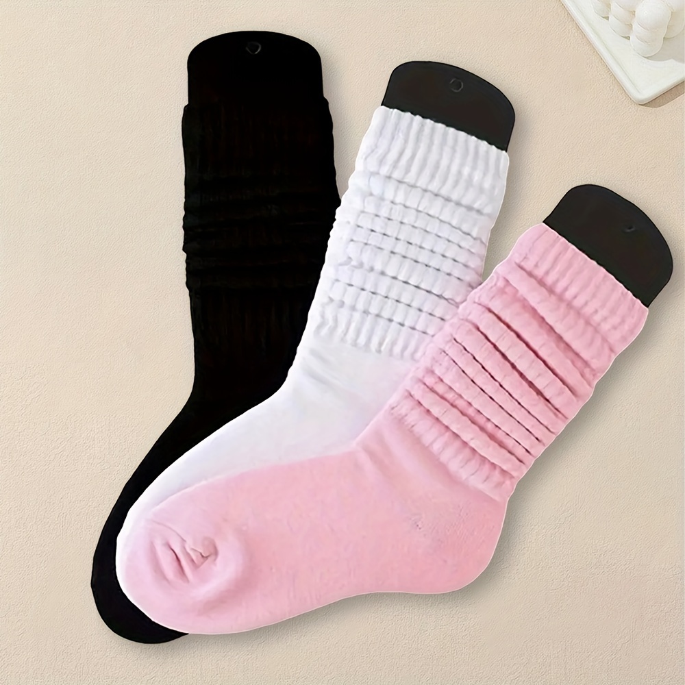 

3-pack Comfortable Mid-tube Socks - & , & Stylish Outfits, Women's Hosiery