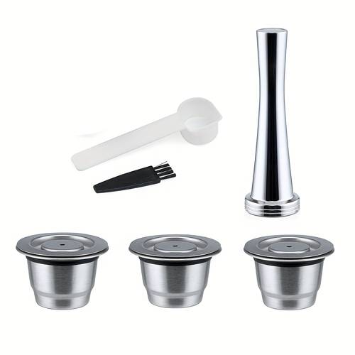 reusable diy capsules for nespxx stainless steel coffee capsules
