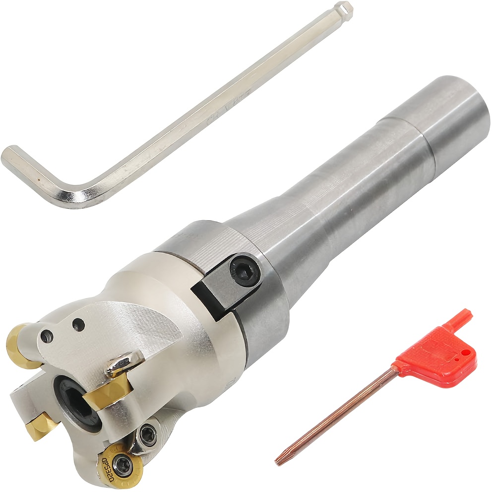 Artikelbild  . emrw 6r5 karbidwerkzeughalter mit hartmetallklinge, inklusive 8mm & t15 schraubenschlüssel, präzisionsbearbeitung für fräsmaschinen, langlebige metallische oberfläche, ideal zum schneiden von metalllegierungen