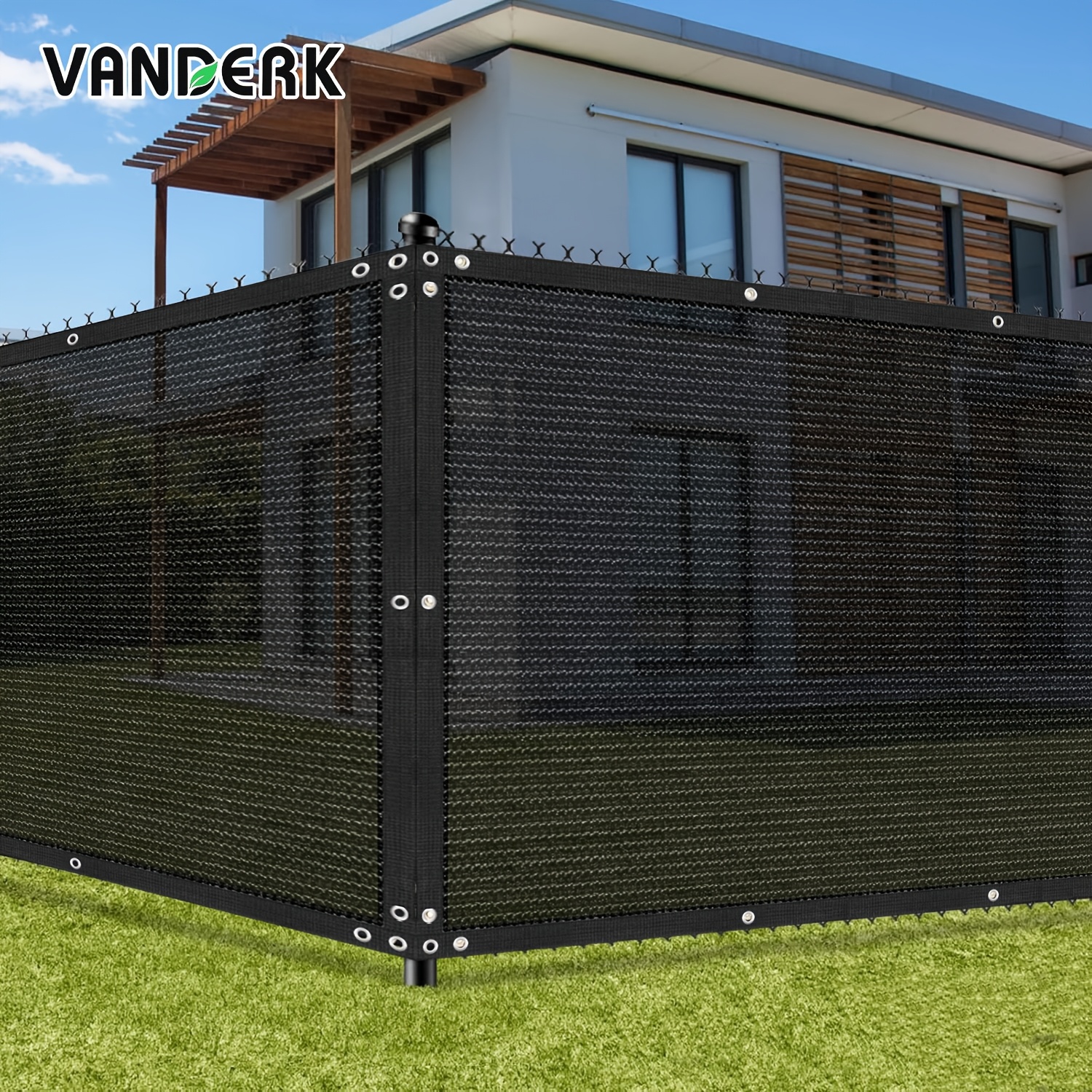 TEMU divisorio per recinzione da giardino, parasole resistente ai UV, -invecchiamento, per giardini/cortili// di /ringhiere commerciali, , 1 pz