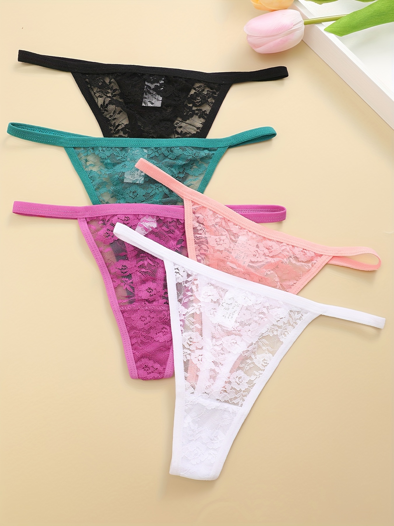 Promotion Price! Newest Women Sexy Panties Tangas Lace Transparent