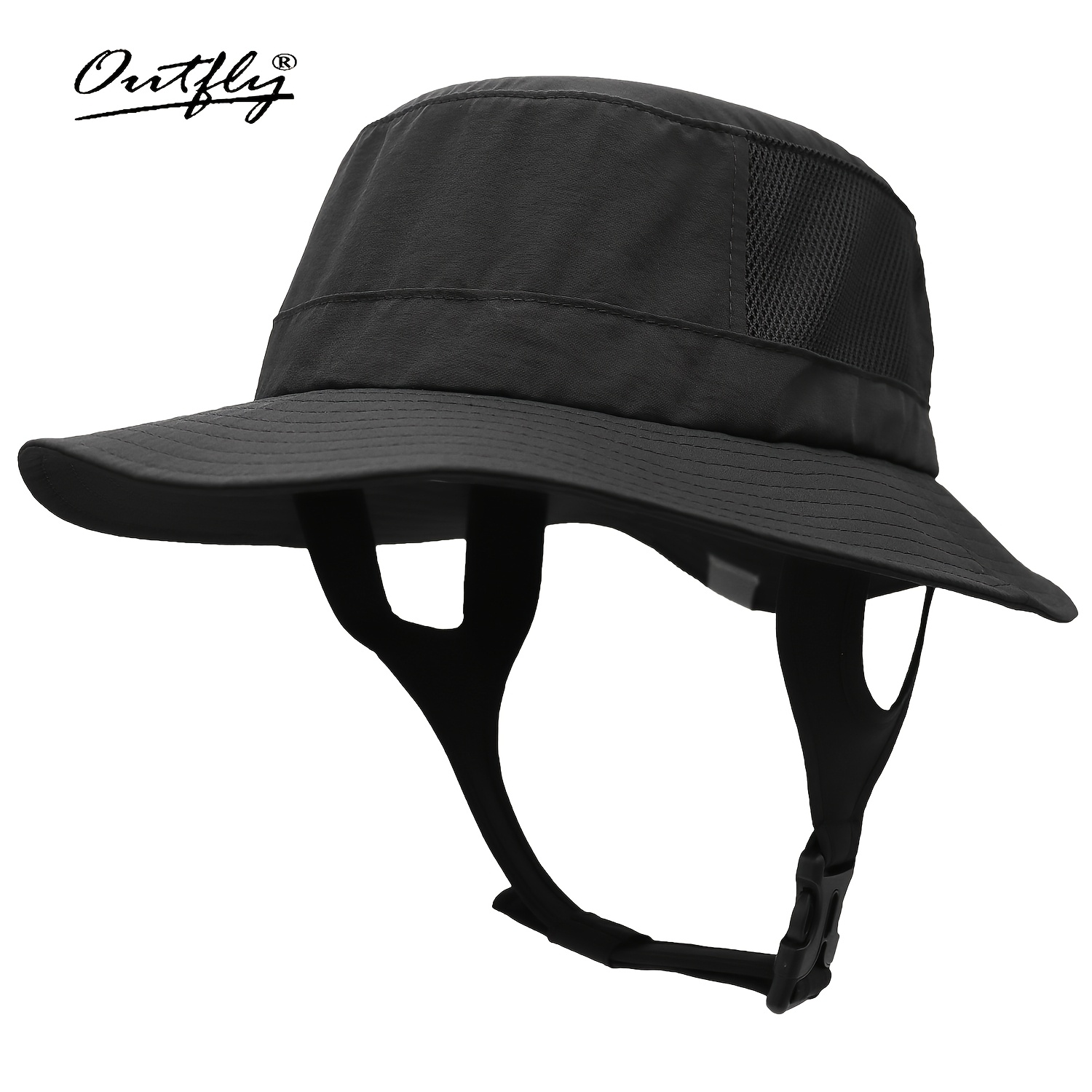 Men Surf Fisherman Hat Wide Brim Visor Foldable Hiking Fishing Hat With Film Outdoor Hat