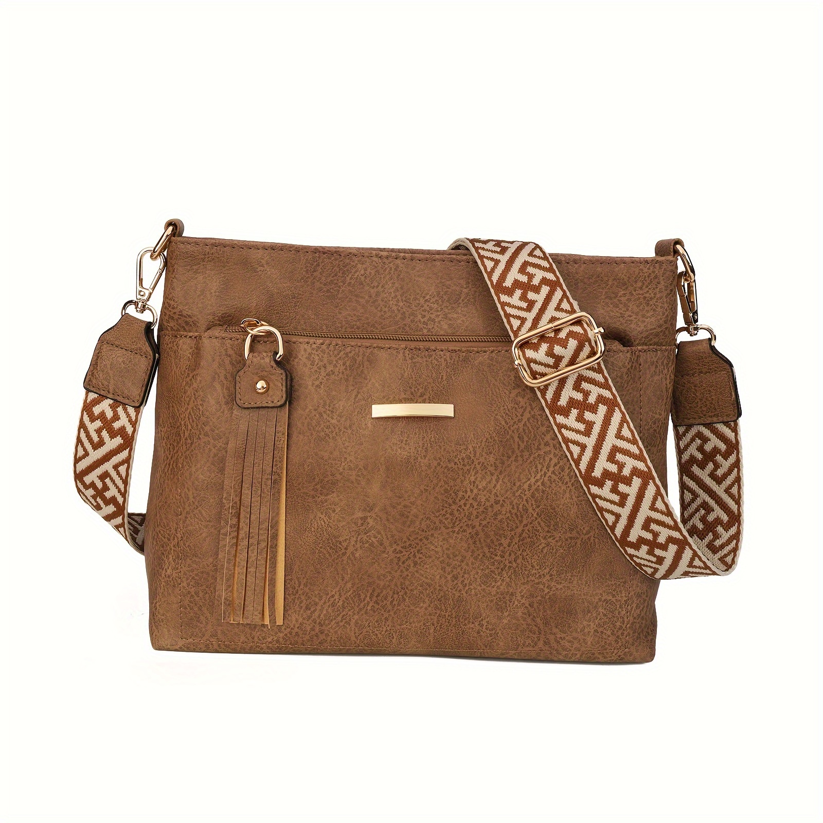 Image of Women's Tote Bag New Fashionable Large Capacity Solid Color Simple Pu Suitable For Casual Commuting Daily Shopping
