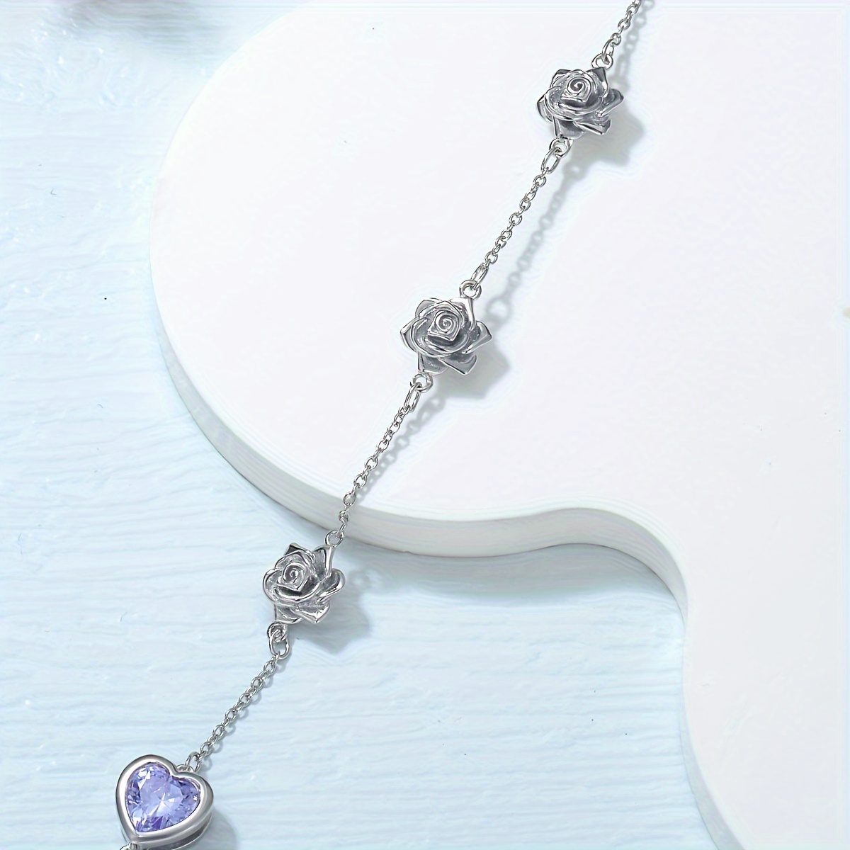 AGVANA Heart Birthstone Bracelets For Women Sterling Kenya