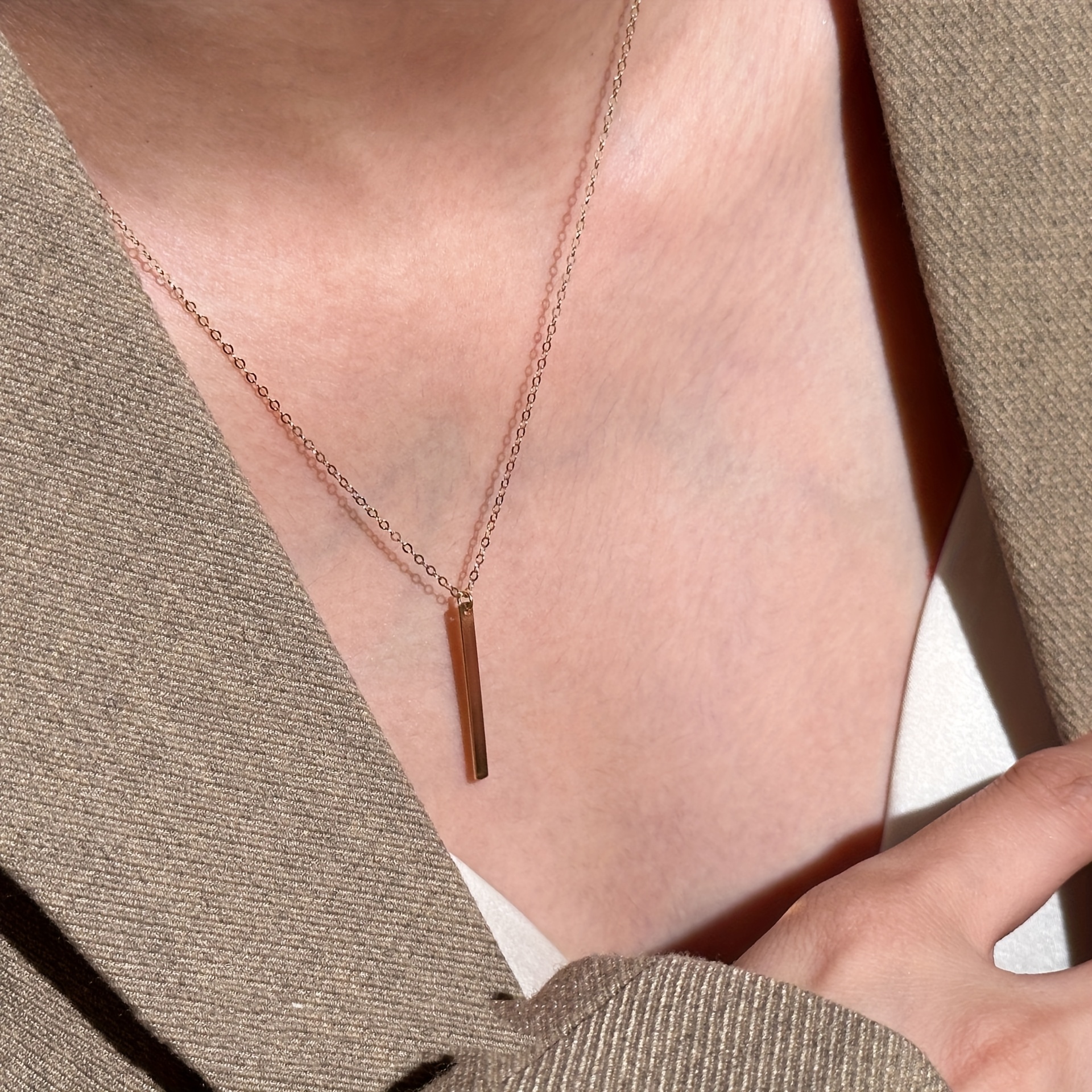 Women's Festive Long Pendant Necklace, Stylish Design
