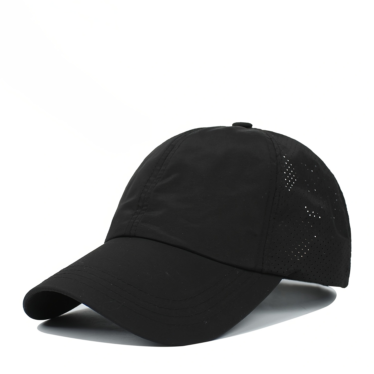 Quick Drying Breathable Baseball Hat Ponytail Hole - Temu
