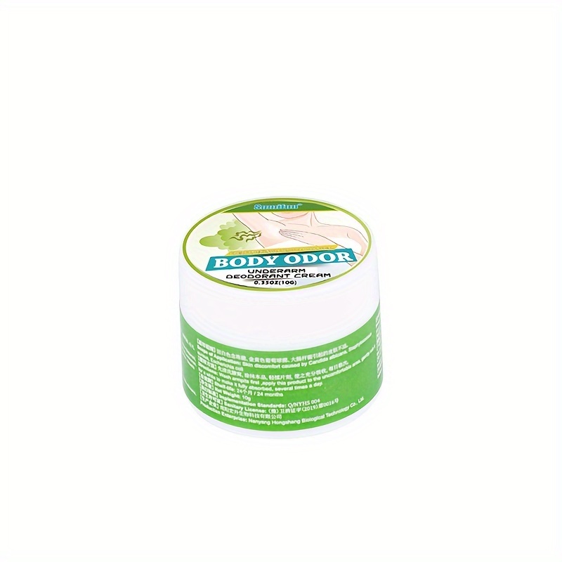 Sweat and Odor Control Cream for Men and Women - Daily Use for Armpit and Body Odor - Skin-Friendly Formula