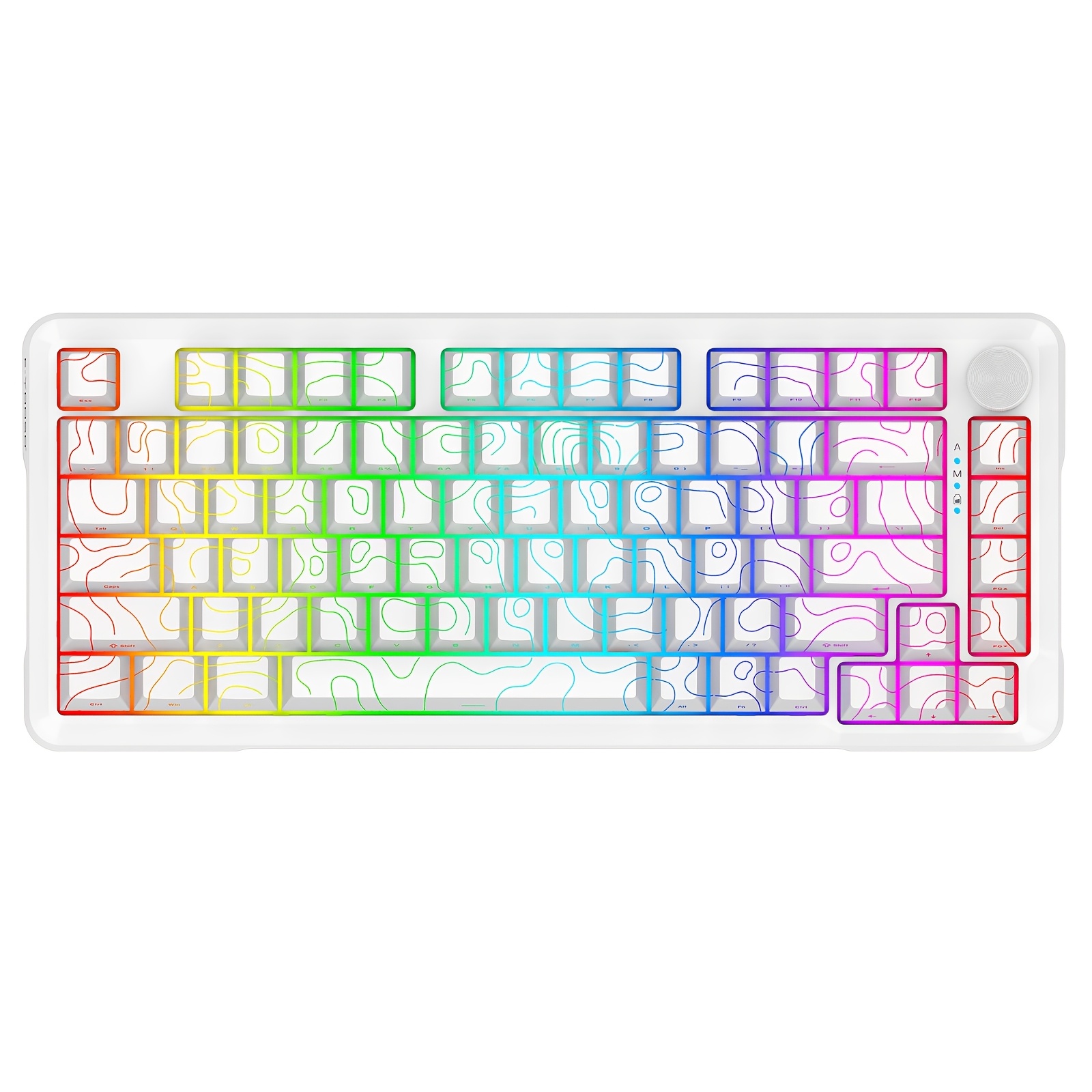 e yooso z82 mechanical keyboard 3 bt wired 2 4 - Temu United Arab
