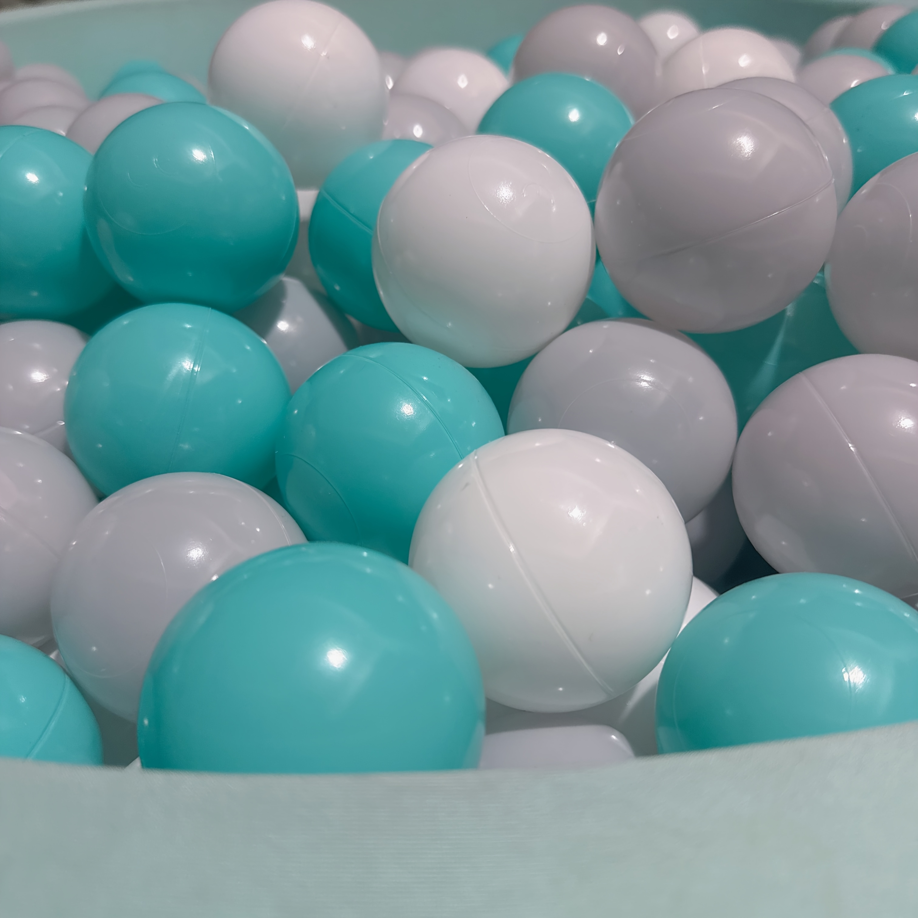 6cm/2.36in Ball Pit Balls, Crush-Proof Plastic, Play Balls for Pets, Plastic Toy Balls for Youngsters Birthday Gift, Party and Festival Decoration, 26pcs/66pcs/106pcs/166pcs