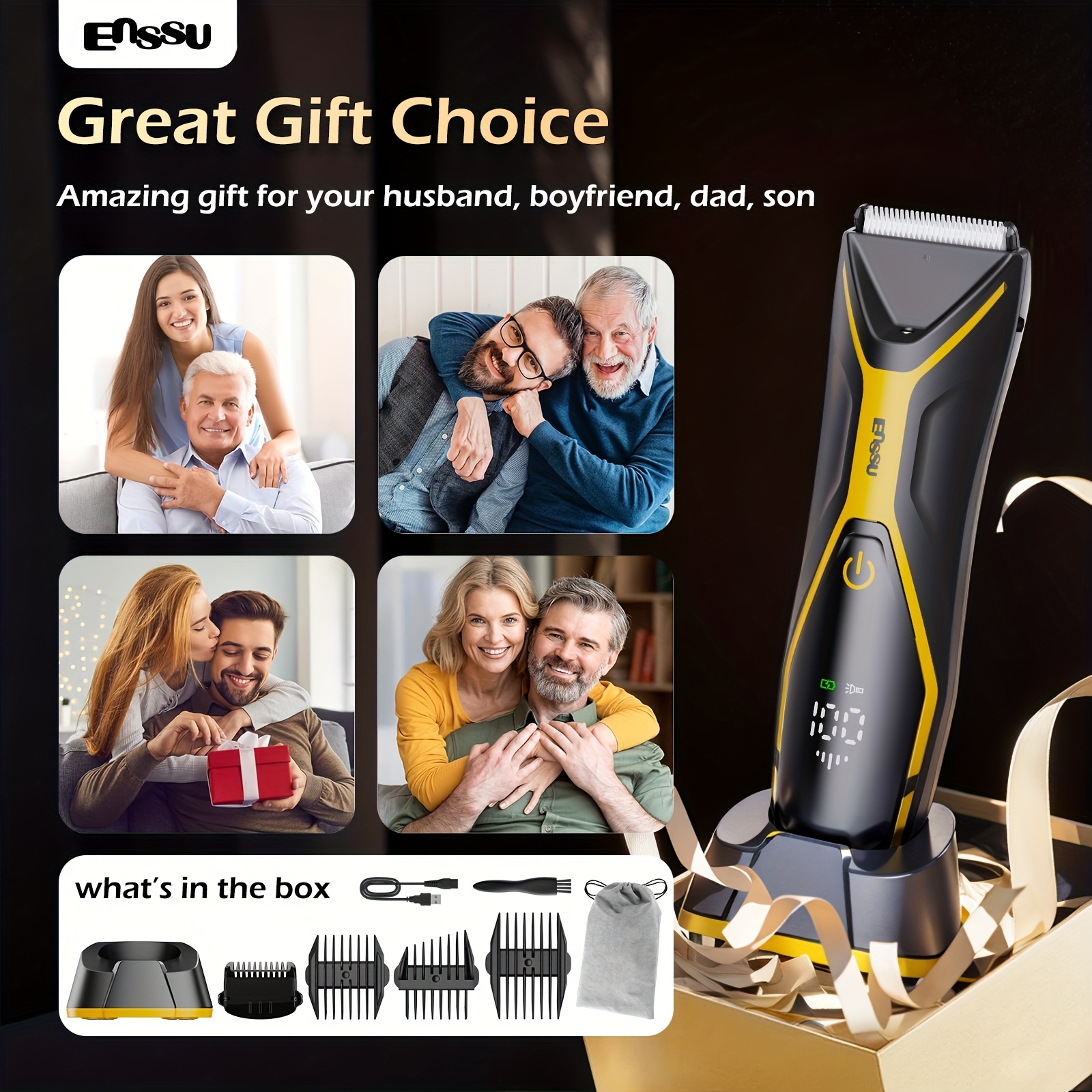 Enssu Professionele Buik- en Lichaamshaartrimmer