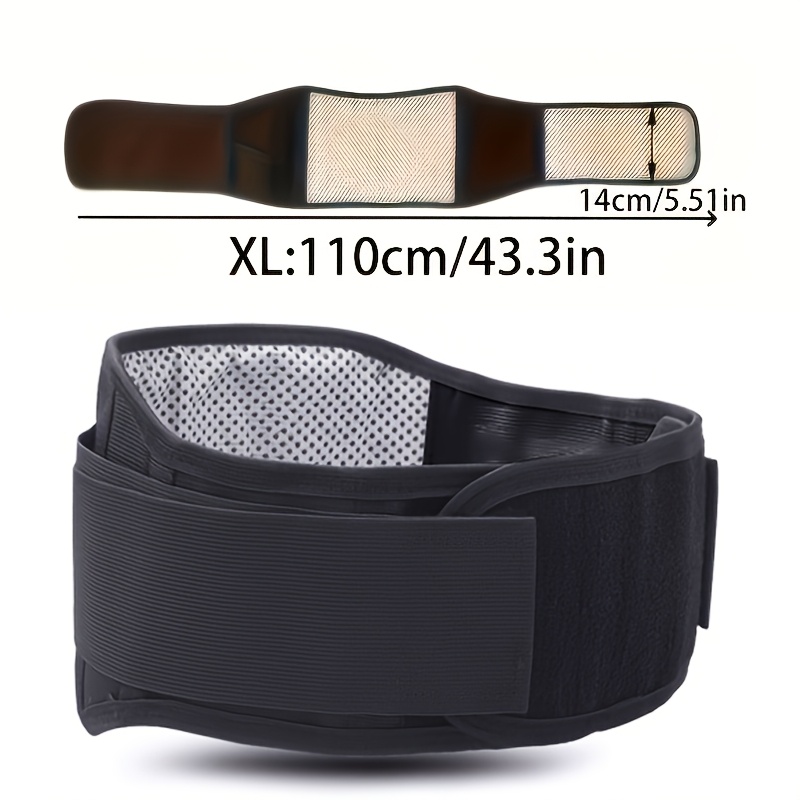 Image of 1pc Back And Waist Support Belt, Waist Massage Belt Sports Belt, Body Protection Belt