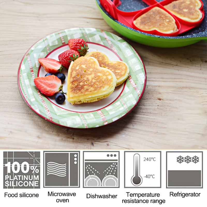 Non-Stick Egg Poacher and Pancake Mold Set