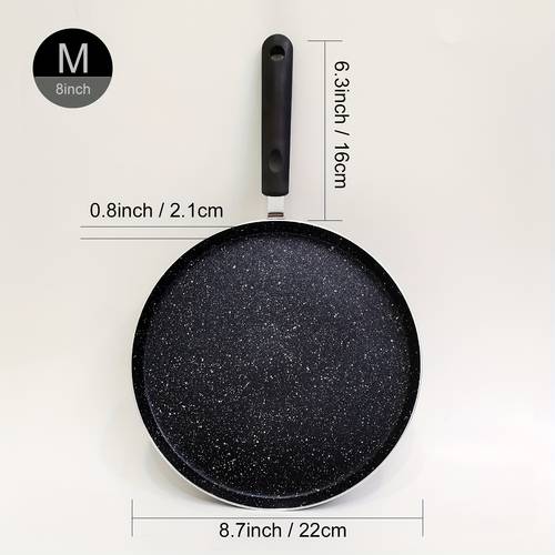 1 non stick multi layer frying pan suitable for making breakfast pancakes cooking steaks eggs corn pancake etc suitable for home kitchen cooking a kitchen flat frying pan compatible with stoves