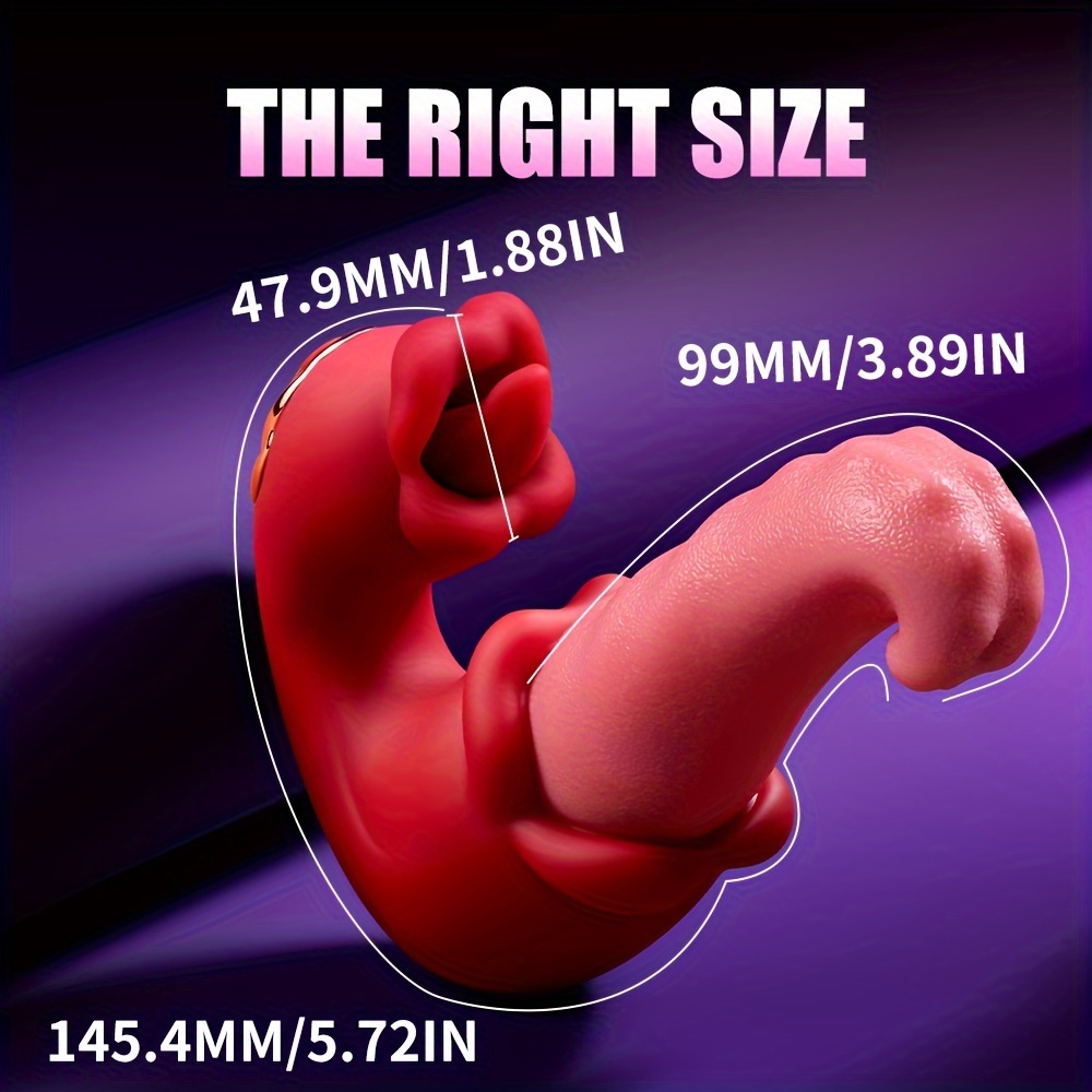 1 personal 2 in 1 simulation tongue double tongue swing vibrator female tongue clitoral stimulator g spot massager tongue female pleasure toys super soft material realistic tongue vibrator 5