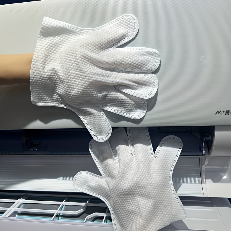 disposable non woven fabric household dusting gloves suitable for   wet and dry cleaning pet care gloves ergonomic glove design durable glove material cleaning gloves pet owners Product details 2