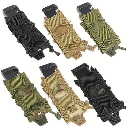 9mm 40 s holder pouch open durable nylon molle compatible for belts secure black grip for ideal for hunting fishing gear quality