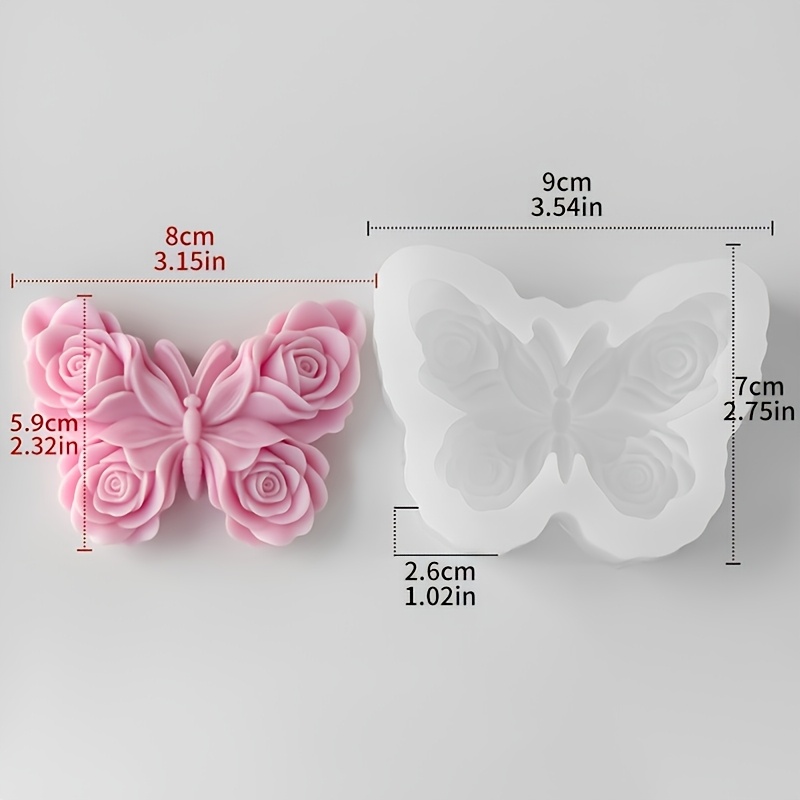 TEMU A And Flower-shaped Silicone Candle And Aromatherapy Mold For Making Resin, Clay, , Plaster, Car Air Fresheners, And Decorative Ornaments. A