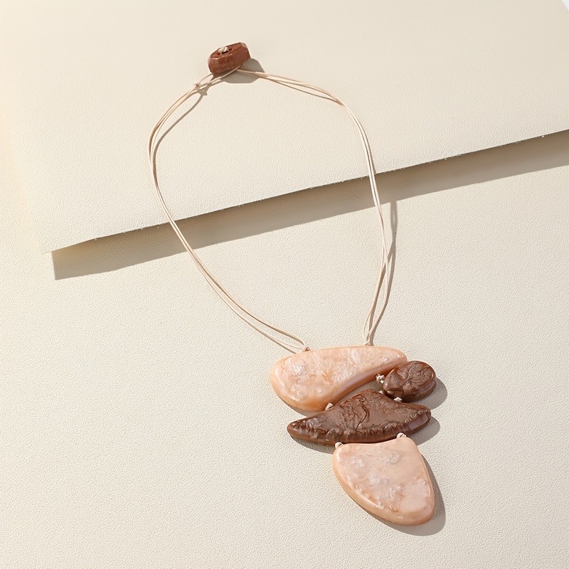 Women's Vintage Bohemian Artistic Resin Necklace