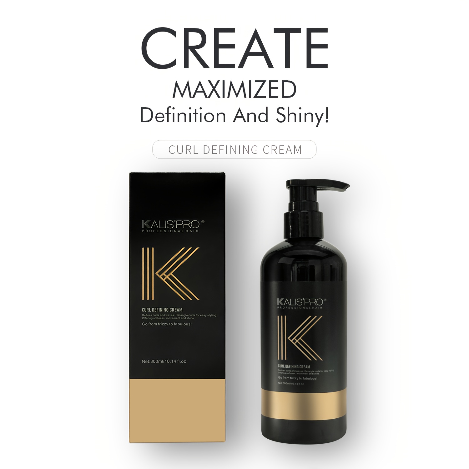 Crème Définissante pour Boucles Homme - Tenue Forte, Léger et Non Gras, -Frisottis, Contrôle des Mèches 24H, Boucles Naturelles, Aspect Poli, Formule Sans Graisse, Tenue Longue Durée, Produit de Coiffage Essentiel, Soins Quotidiens