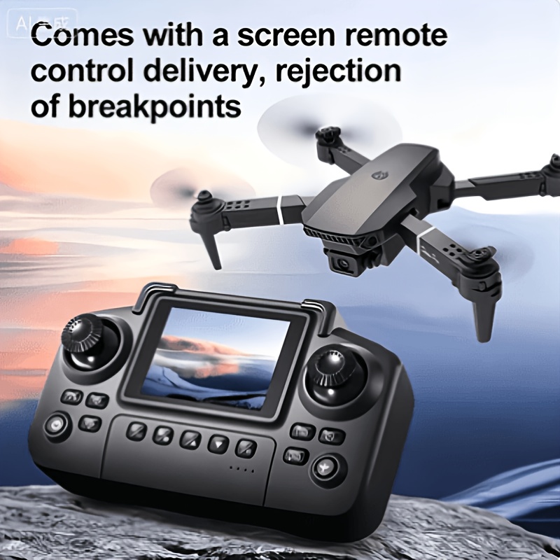 TEMU Rc Drone, 2026 New Professional Rc Drone With Dual-camera Drone Comes, 4k Ultra Hd Drone With Dual Camera - Auto Obstacle Avoidance Technology,