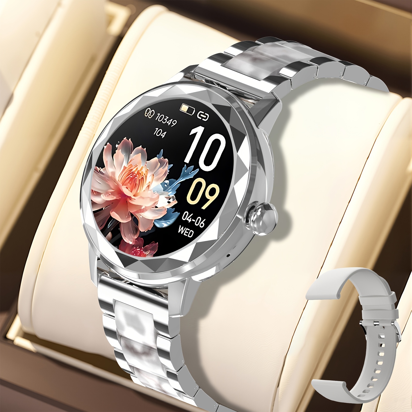 Image of Fashion Smartwatch - Designed For Women With Wireless Call And Message Alerts, Weather Push, Women's Features, Calorie , Multiple Sports , Ideal Gift For Birthdays And Holidays!