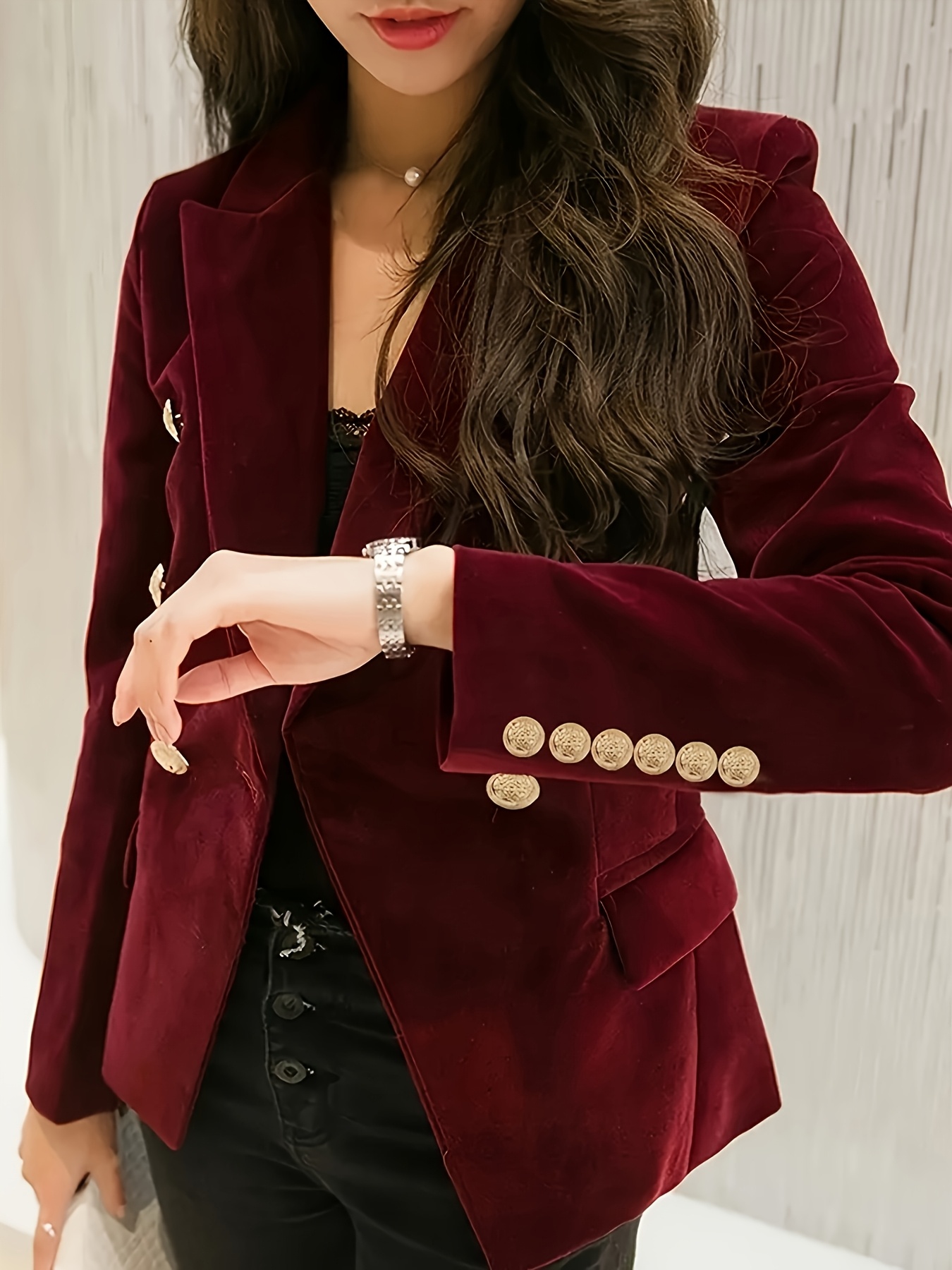 Women's Elegant Velvet Jacket BK120101