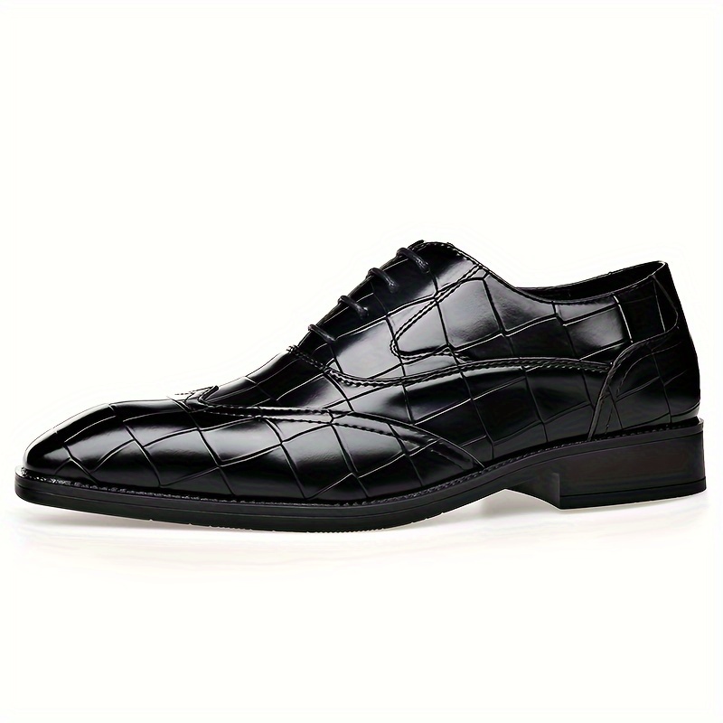 3332 Chaussures de ville formelles pour hommes, brillantes, chaussures de mariage tendance pour marié, chaussures de costume uniformes pour hommes, à la mode et tendance