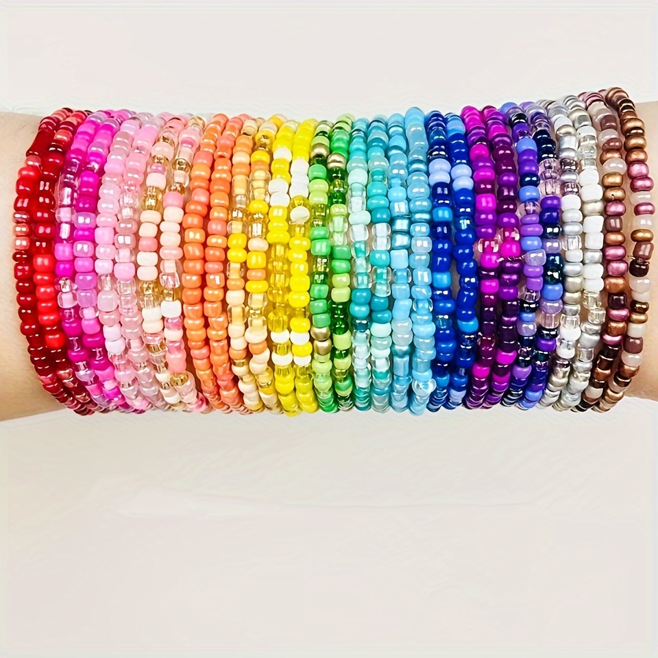 Bracelet vintage en perles de verre et bohème | Kaufen auf