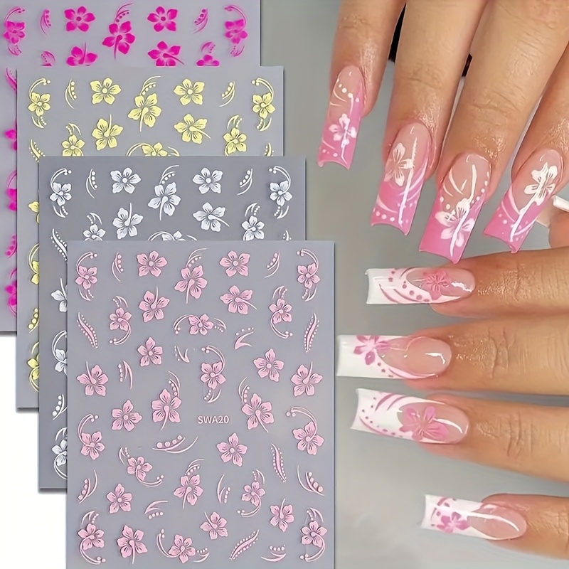 nail charms and stickers sold on Temu United States