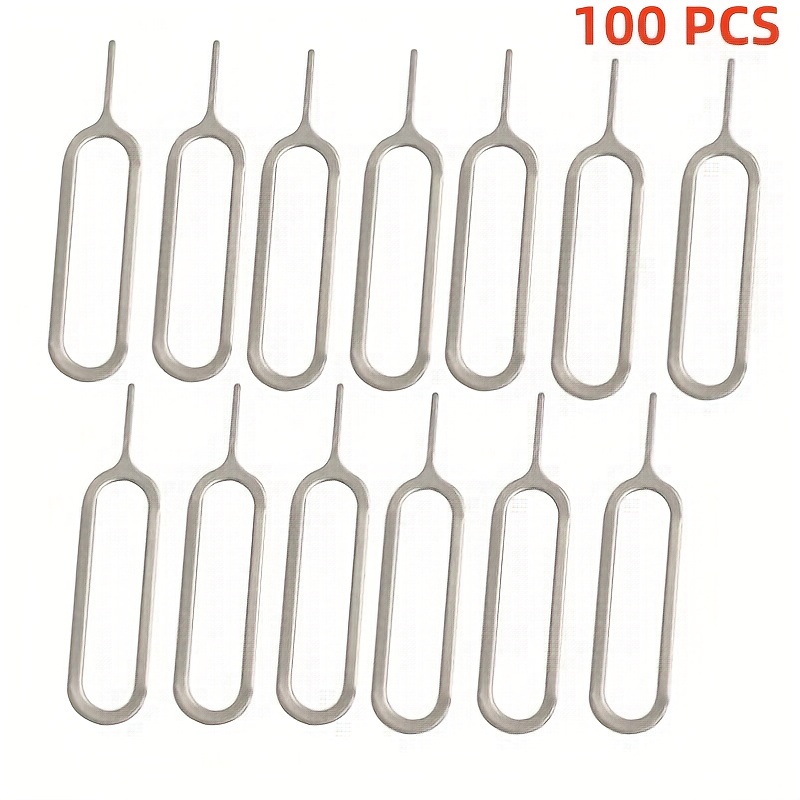 

Lot de 100pcs/lot Aiguille d'Éjection de Carte SIM pour Téléphone Portable Universel pour iPhone 12 pour SamSung HUAWEI