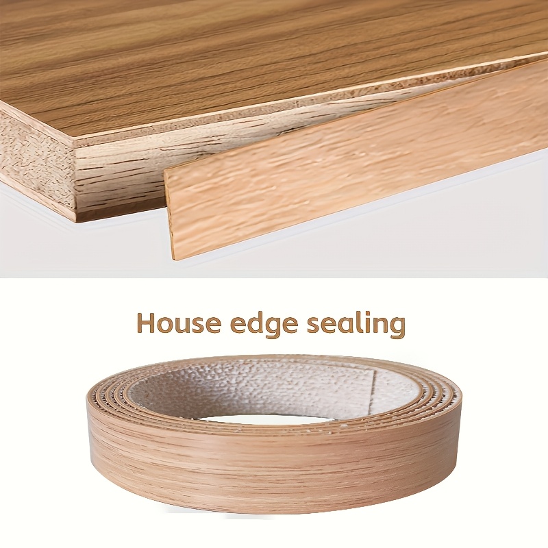 

Flexible Pvc Wood Banding Strip For Shelves, Cabinets & Doors - Iron-on/hot Air Installation, Pre-adhesive For Furniture Repair